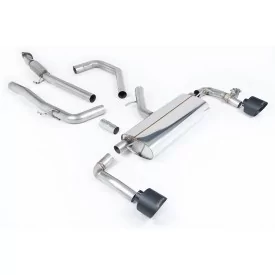 Échappement cat-back Milltek SSXHY169 pour Hyundai / Kia i30 N Performance 2.0 T-GDi, embouts GT-139 noirs