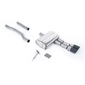 Échappement après filtre à particules Milltek SSXM465 pour New Mini Mk3 Mini Cooper S 2.0 Turbo, embouts Jet-90 carbone