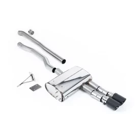 Échappement cat-back Milltek SSXM466 pour New Mini Mk3 Mini Cooper S 2.0 Turbo, embouts Jet-90 carbone