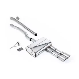 Milltek SSXM469 cat-back exhaust for New Mini Mk3 Mini Cooper S 2.0 Turbo, titanium GT-90 tips