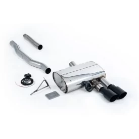 Escape después del filtro de partículas Milltek SSXM473 para New Mini Mk3 Mini Cooper S 2.0 Turbo, colas GT-90 negras