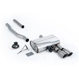 Milltek SSXM474 particulate filter-back exhaust for New Mini Mk3 Mini Cooper S 2.0 Turbo, titanium GT-90 tips