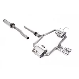 Scarico cat-back Milltek SSXM477 per New Mini Mk1 Cooper S, terminali lucidi