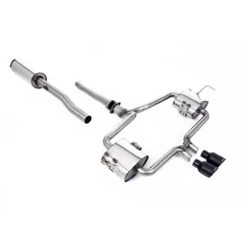 Milltek SSXM478 cat-back exhaust for New Mini Mk1 Cooper S, black tips