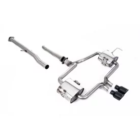 Milltek SSXM480 Cat-Back-Abgasanlage für New Mini Mk1 Cooper S, Endrohre schwarz