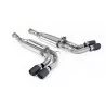 Escape cat-back Milltek SSXMZ128 para Mercedes G-Class G63 4.0 Bi-Turbo V8, colas Jet-90 de carbono - detalle