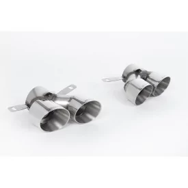 Embouts d'échappement Milltek SSXMZ133 pour Mercedes A-Class A35 AMG 2.0 Turbo, embouts polis