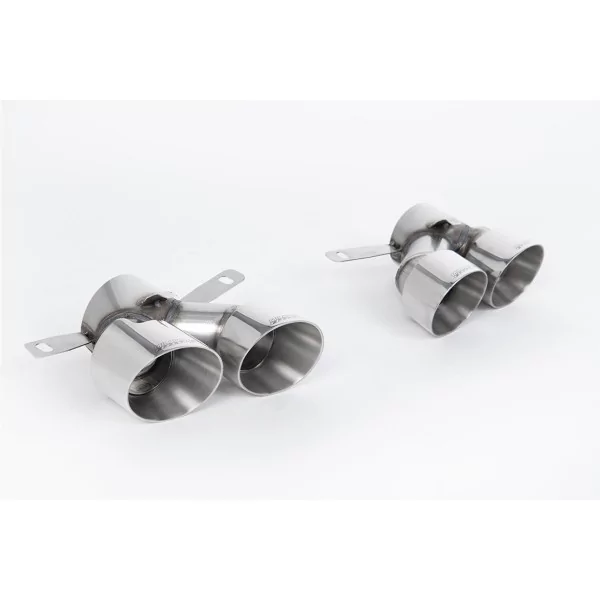 Milltek SSXMZ133 exhaust tips for Mercedes A-Class A35 AMG 2.0 Turbo, polished tips