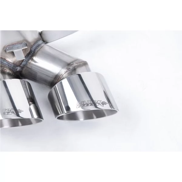 Milltek SSXMZ133 exhaust tips for Mercedes A-Class A35 AMG 2.0 Turbo, polished tips - detail