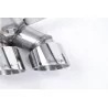 Milltek SSXMZ133 exhaust tips for Mercedes A-Class A35 AMG 2.0 Turbo, polished tips - detail