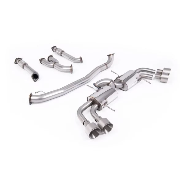 Escape cat-back Milltek SSXNI026 para Nissan GT-R R35, colas GT-127 de titanio