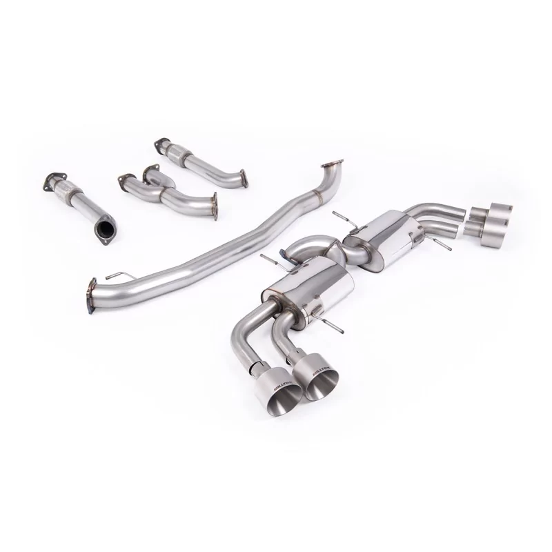 Escape cat-back Milltek SSXNI026 para Nissan GT-R R35, colas GT-127 de titanio Escape cat-back Milltek SSXNI026 para Nissan GT-R R35, colas GT-127 de titanio