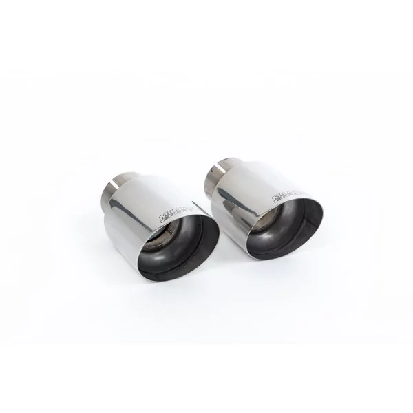 Milltek SSXPO120 cat-back exhaust for Porsche, polished tips - detail