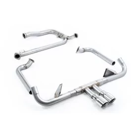 Ligne d'échappement complète Milltek SSXPO144 pour Porsche, embouts GT-100 polis