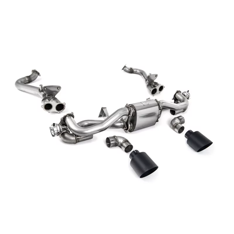 Milltek SSXPO149 for Porsche, black GT-115 tips Milltek SSXPO149 for Porsche, black GT-115 tips