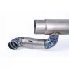 Milltek SSXPO156 para Porsche, colas de titanio - detalle