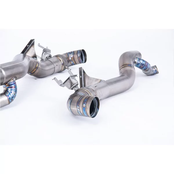Milltek SSXPO156 para Porsche, colas de titanio - detalle