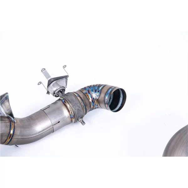 Milltek SSXPO156 para Porsche, colas de titanio - detalle