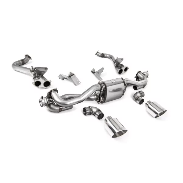 Milltek SSXPO162 for Porsche, polished GT-115 tips