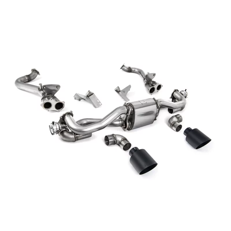 Milltek SSXPO163 for Porsche, black GT-115 tips Milltek SSXPO163 for Porsche, black GT-115 tips