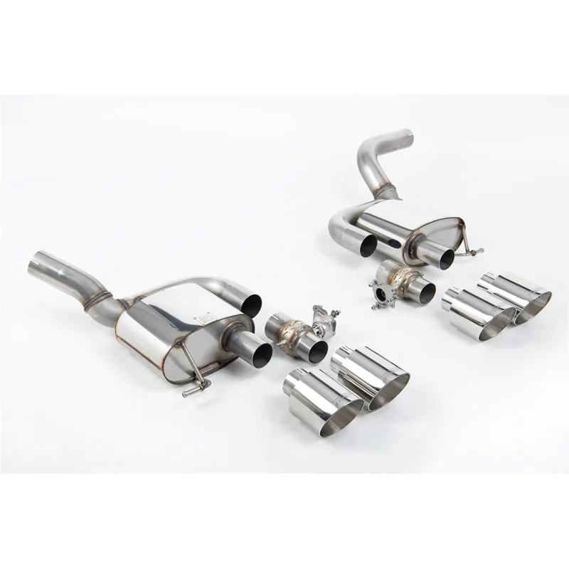 Silencieux arrière Milltek SSXPO176 pour Porsche Macan 2.9 V6 GTS & Turbo, embouts GT-115 polis
