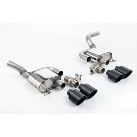 Milltek SSXPO177 rear silencer for Porsche Macan 2.9 V6 GTS & Turbo, black GT-115 tips
