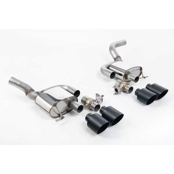 Milltek SSXPO177 rear silencer for Porsche Macan 2.9 V6 GTS & Turbo, black GT-115 tips