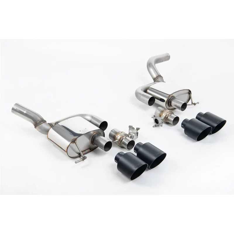 Milltek SSXPO177 rear silencer for Porsche Macan 2.9 V6 GTS & Turbo, black GT-115 tips