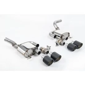 Milltek SSXPO180 rear silencer for Porsche Macan 2.9 V6 GTS & Turbo, carbon Jet-115 tips