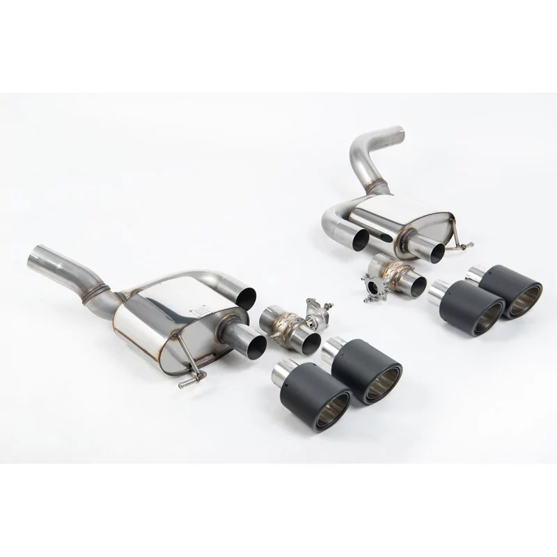Silencieux arrière Milltek SSXPO180 pour Porsche Macan 2.9 V6 GTS & Turbo, embouts Jet-115 carbone