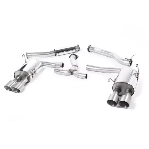 Échappement cat-back Milltek SSXSB045 pour Subaru Impreza STi & WRX STI Saloon / Sedan, embouts GT-100 titane - détail