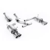 Milltek SSXSB046 cat-back exhaust for Subaru Impreza STi & WRX STI Saloon / Sedan, polished GT-100 tips - detail