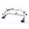 Milltek SSXSE160 cat-back exhaust for Seat Leon Cupra 280 & 290 2.0 TSI, black oval tips - detail