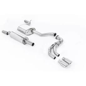 Milltek SSXSE191 cat-back exhaust for Seat Leon FR 1.8 TSI 180PS SC and 5-door, polished GT-80 tips