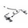Escape cat-back Milltek SSXSE199 para Seat Leon ST Cupra 300 Estate / Station Wagon / Combi, colas GT-80 pulidas