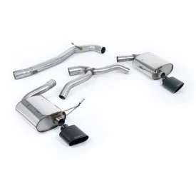 Milltek SSXSE237 pour Seat Leon, embouts ovales noirs