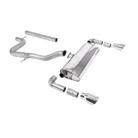 Milltek SSXSE240 Cat-Back-Abgasanlage für Seat Leon Cupra R 310PS, Endrohre GT-100 poliert