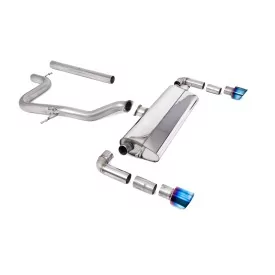 Milltek SSXSE243 Cat-Back-Abgasanlage für Seat Leon Cupra R 310PS, Endrohre GT-100 Burnt Titanium