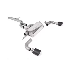 Milltek SSXTY142 particulate filter-back exhaust for Toyota / Lexus Supra A90 2.0 Turbo B48, carbon Jet-115 tips