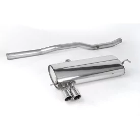 Milltek SSXVW075 cat-back exhaust for Volkswagen Golf Mk4 4-Motion V6