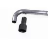 Échappement turbo-back Milltek SSXVW186 pour Volkswagen, embouts GT-100 noirs - détail
