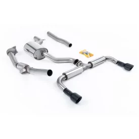 Milltek SSXVW188 turbo-back exhaust for Volkswagen Golf Mk6 GTi 2.0 TSI 210PS, black GT-100 tips