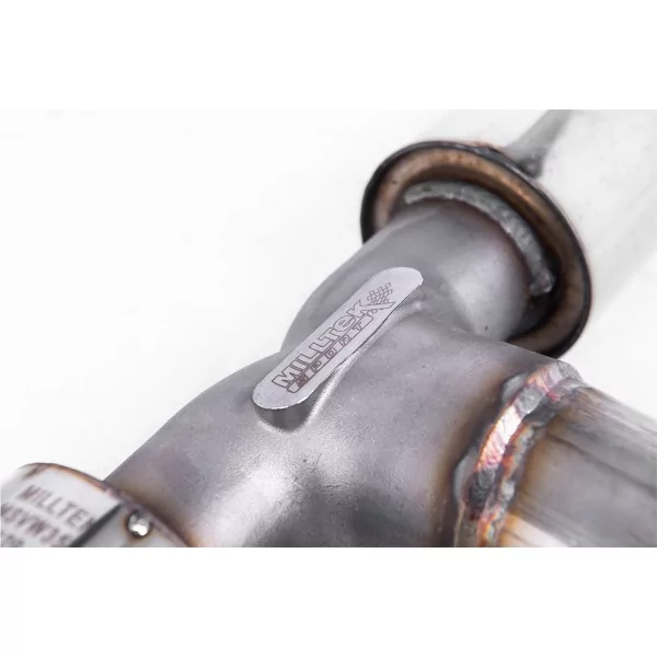 Milltek SSXVW189 particulate filter-back exhaust for Volkswagen Golf Mk6 GTD 2.0 TDI 170PS, black GT-100 tips - detail