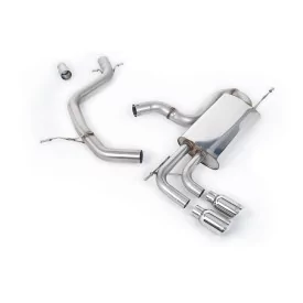 Milltek SSXVW195 cat-back exhaust for Volkswagen Golf Mk6 GT 1.4 TSI 160PS, polished GT-80 tips