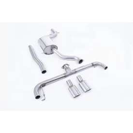 Milltek SSXVW202 cat-back exhaust for Volkswagen Scirocco R