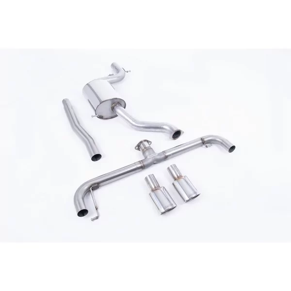 Milltek SSXVW202 cat-back exhaust for Volkswagen Scirocco R
