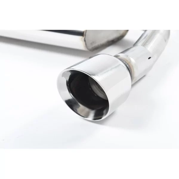 Milltek SSXVW225 cat-back exhaust for Volkswagen Golf MK7 GTi, polished GT-100 tips - detail