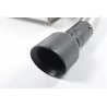 Milltek SSXVW226 cat-back exhaust for Volkswagen Golf MK7 GTi, black GT-100 tips - detail