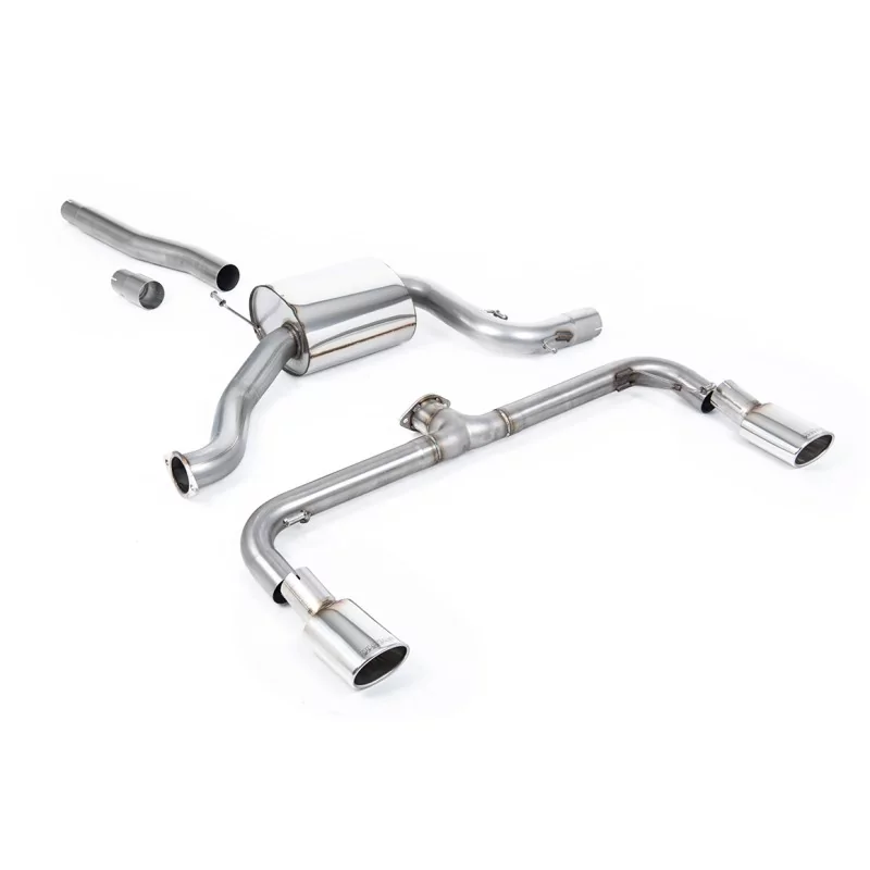 Milltek SSXVW252 cat-back exhaust for Volkswagen Scirocco GT 2.0 TSi 200PS, polished oval tips Milltek SSXVW252 cat-back exhaust for Volkswagen Scirocco GT 2.0 TSi 200PS, polished oval tips
