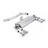 Escape cat-back Milltek SSXVW259 para Volkswagen Golf MK7 R 2.0 TSI 300PS, colas ovaladas pulidas - detalle